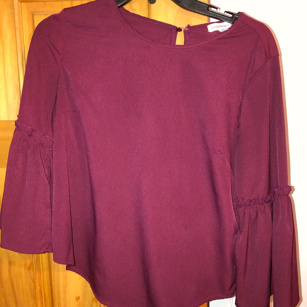 Maroon dressy shirt